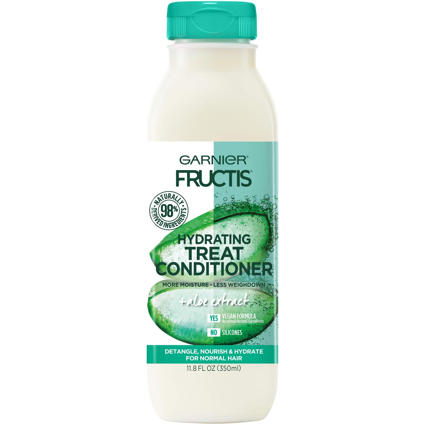 Garnier Fructis Hydrating Treat Conditioner con Extracto de Aloe, 11,8 fl oz