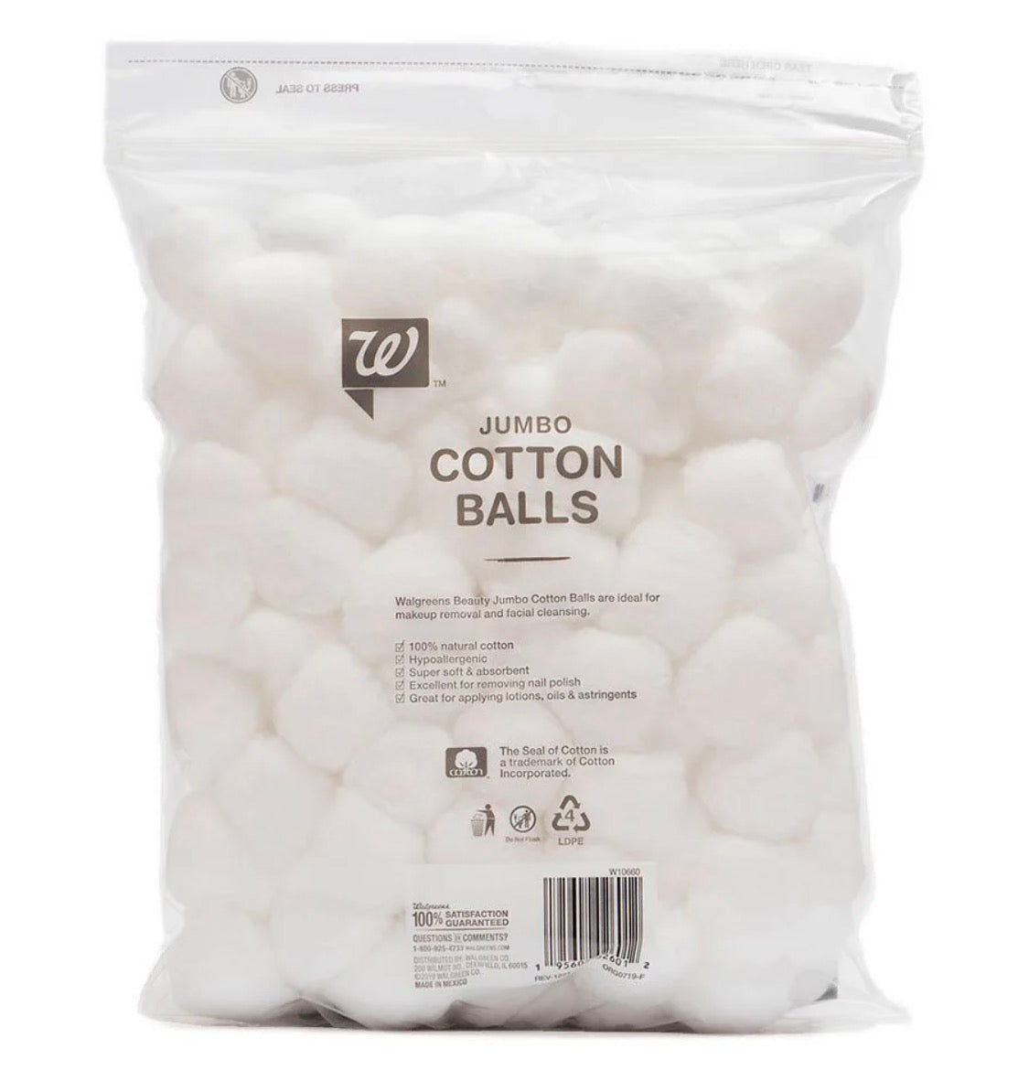 Walgreens Cotton Balls, 70 count