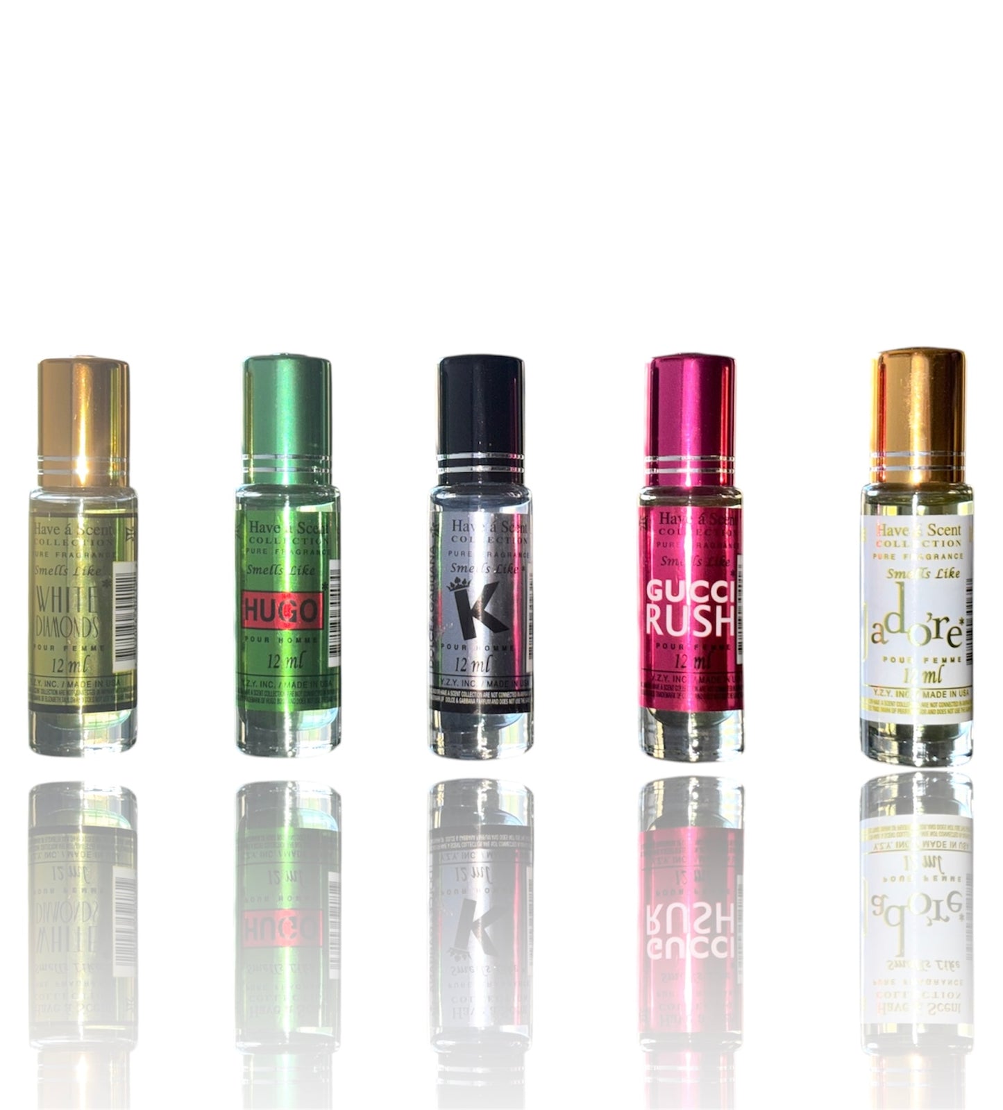 Set de Perfumes con Rollon 12 ML (Mini)