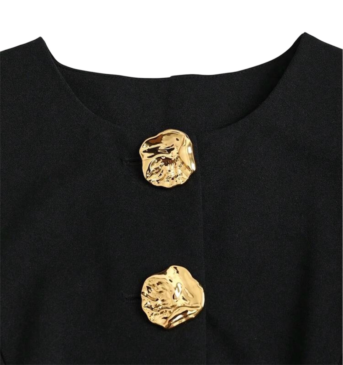Conjunto de 2 piezas Estilo Colegial Chic talla S Negro.