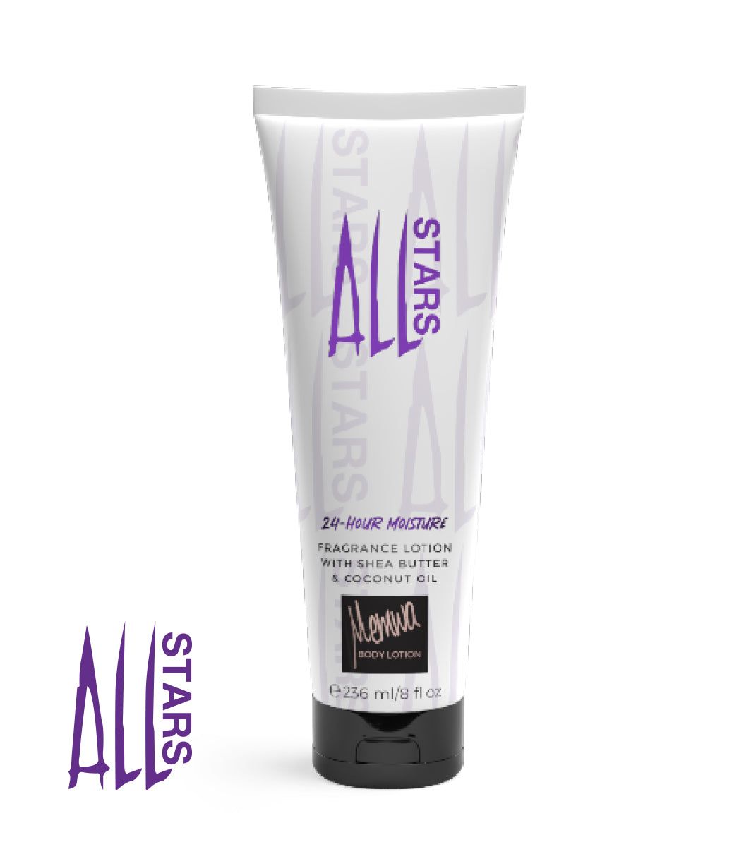 Loción corporal con All Stars with Shea Butter & coconut oil – Perfume Lotion 236ml
