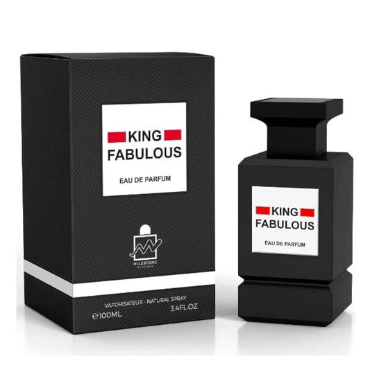 King Fabulous by Milestone Perfumes Eau de Parfum para hombre, 3.4 oz
