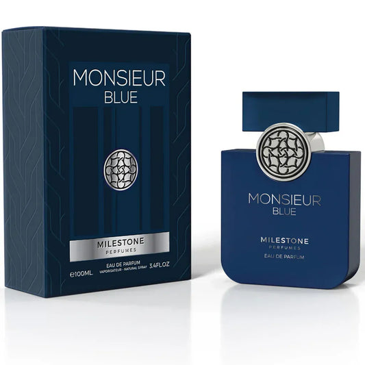 Monsieur Blue Eau De Parfum 100ml Milestone