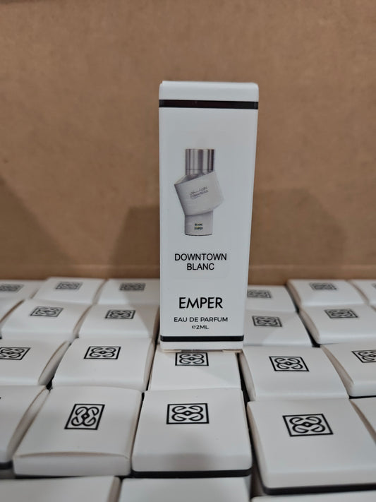 Caja De Muestra de 2ml Downtown Blanc (100 unidades)